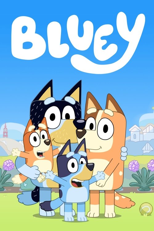 Affiche de la série d'animation Bluey