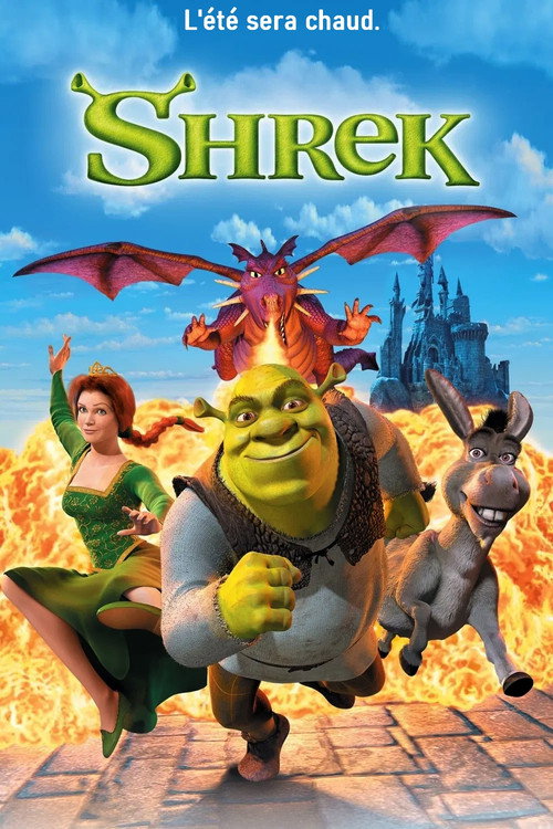 Affiche du premier film d'animation Shrek