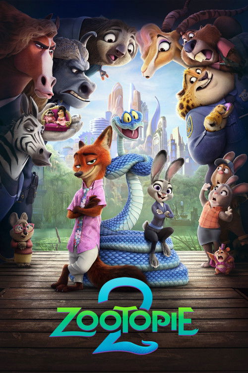 Affiche du film d'animation Zootopie 2